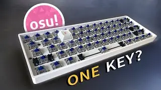 Can you play osu! with ONE key?