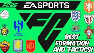 EA FC 25 - 🏆BEST🏆 Formation, Tactics and Instructions
