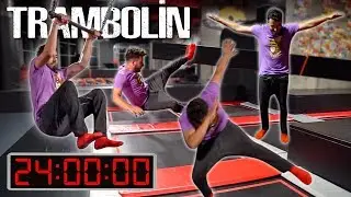 24 SAAT TRAMBOLIN PARKTA KALMAK ?!