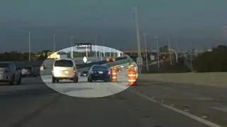 Maserati Breaks its Mirror Cutting Off a Minivan