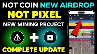 Not Pixel By Notcoin | how to play not pixel airdrop | NOT Pixel vs NOTCoin | Notpixel kaise khele
