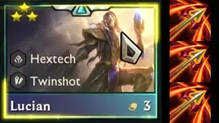 TRIPLE RUNAAN LUCIAN 3-STAR! | TFT Set 6.5 PBE