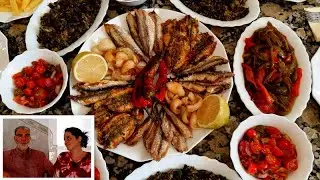 Fish and spinach Moroccan style (in Arabic)