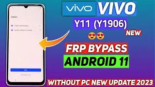 Vivo Y11 Frp Bypass Android 11 Without PC | Google Account Bypass VIVO Y11 (Y1906) Unlock FRP Lock