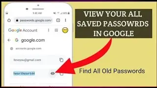 how to check saved passwords on google chrome in mobile
