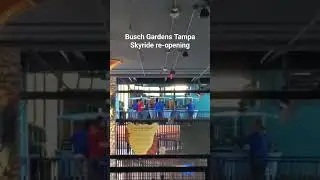 Busch Gardens Tampa skyride reopening Friday? 1/26/24