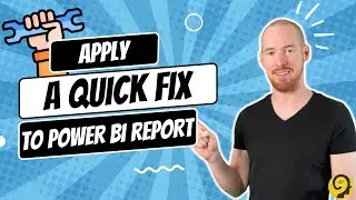 How To Apply a Hotfix To a Power BI Report - #Shorts