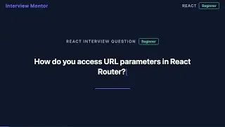 React Router: URL Parameters vs Query Strings Explained