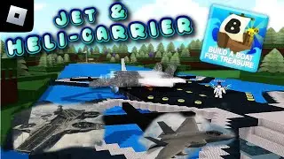 ROBLOX JET PLANE & HELI-CARRIER | Build A Boat For Treasure