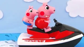 Summer break, beach holiday, Favorite set Lego, Segway Walk, Amusement park, Peppa Pig Animation