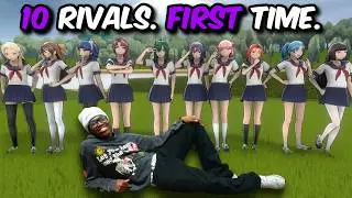 I Played Yandere Simulator For The First Time… On The HARDEST Mode (10 Rivals)