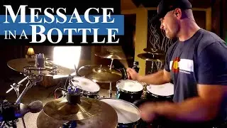 Message In A Bottle Drum Cover - The Police (🎧High Quality Audio)