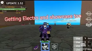 Getting Electro and Electro showcase |King Legacy