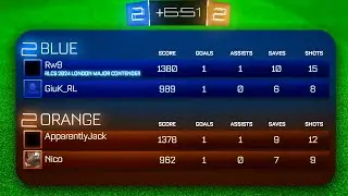 The Best 2v2 Game I've Ever Played In Rocket League...