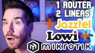 Configuro 2 LINEAS de INTERNET y las conecto a mi router