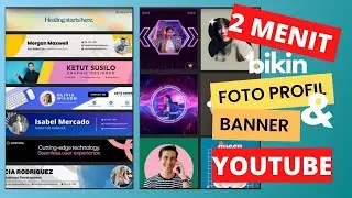 Mudah Banget...!!! Dalam Beberapa Detik Membuat Profil Dan Banner Channel Youtube