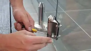 How to Adjust Spring Hinge Pool Gate - Frameless Glass