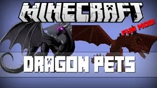 Minecraft: DRAGON PETS MOD (UNSEEN DRAGONS AND MORE!!!) Mod Showcase
