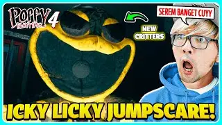 BANG CUPU TERJUMPSCARE ICKY LICKY!! POPPY PLAYTIME CHAPTER 4 FANMADE