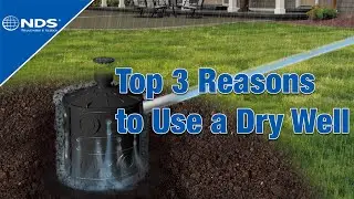 Collect, Store, and Percolate Runoff Back into the Ground with the NDS Flo-Well® Dry Well