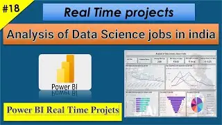 Analysis of Data Science jobs in India by using Power BI || PRACTICE FILES Included in Description.