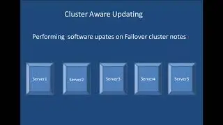 Cluster Aware updating, Upgrading a cluster, Optimizing cluster shared volumes