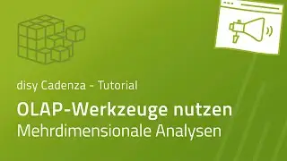 OLAP-Werkzeuge nutzen: Mehrdimensionale Analysen in disy Cadenza
