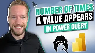 Count the number of times a value appears in a column in Power Query