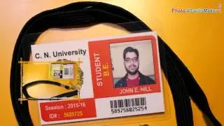 Understand how to create ID cards using house stationery