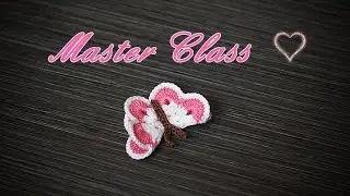How to crochet a butterfly.
