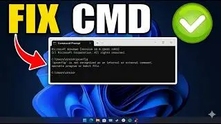 How To Fix Command Prompt (CMD) Not Working / Opening