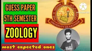 5th sem Zoology guess paper || Model paper Zoology 5th sem || Kashmir University || Imran Speaks