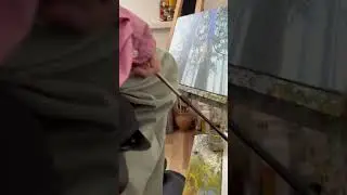 ТИЗЕР - 4. Пишу маслом два дерева🔥🎨🖌… 
