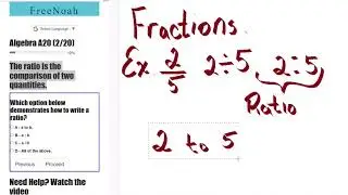 Algebra Assessment 20 Question (1/20) Ratio