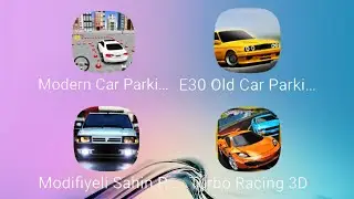 Modifiyeli Sahin Park Etme, Modern Car Parking, E30 Old Car Parking, Turbo Racing 3D