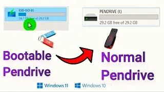 How to Format Bootable Pendrive | Bootable Pendrive ko Normal Kaise Kare | Bootable PD to Normal PD