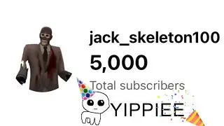 5,000 SUBSCRIBERS!!! (new channel)