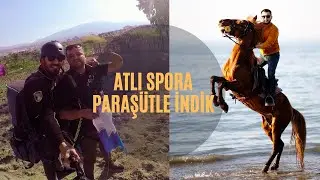 İSKENDERUN ATLI SPOR KLÜBÜNE PARAŞÜTLE İNDİK