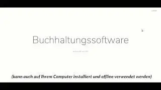 Buchhaltungssoftware Eingangsrechnungen / Ausgangsrechnung / Kassenbuch [deutsch]