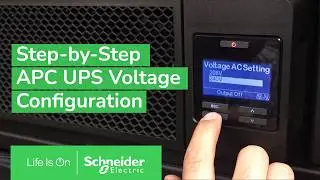 Configuring APC Smart-UPS Online SRT for 240V Output via Display | Schneider Electric Support