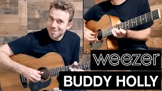 Buddy Holly 'WEEZER'  Tutorial  Guitar Lesson