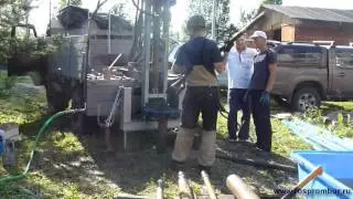 Буровая установка Вектор ВР-3 в работе