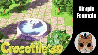 Simple Fountain in Crocotile 3D