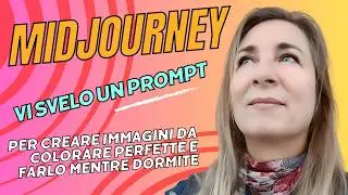 Vi svelo un prompt per immagini da colorare perfette con Midjourney e come crearle mentre dormite :)