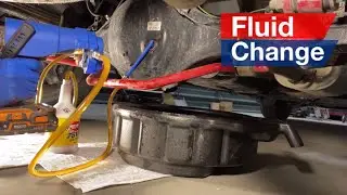 2018 Tundra rear differential oil change.