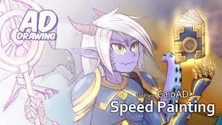 【speedpaint】| ADDrawing #90 - Travaran Elafiel Comission 2