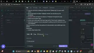 Creating and Assigning Web Development Tasks in ClickUp