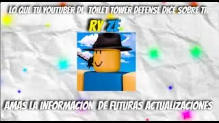 LO QUE TU YOUTUBER DE TOILET TOWER DEFENSE DICE SOBRE TI😲🚽