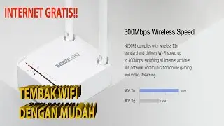 TOTOLINK N200RE setting WISP mode | WiFi Gratis | nembak wifi tetangga dengan router