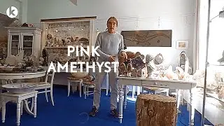 Dekorative Mineralien: Pink Amethyst